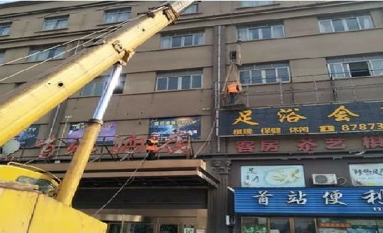 肥东安装较高的门店招牌有什么好的方法？